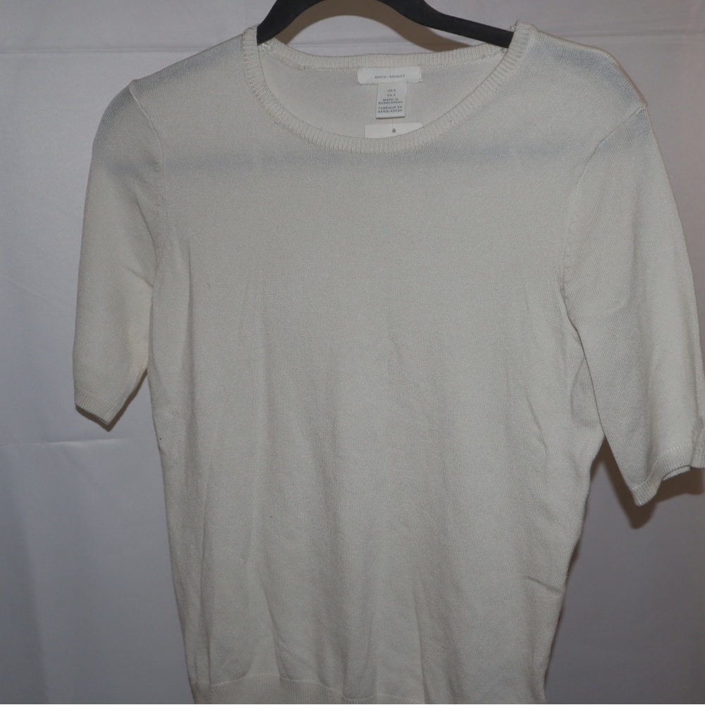 Cream h&m basic top - Picture 2 of 3